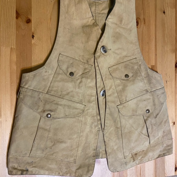 Vintage Filson 10 pocket Hunting Fishing  Vest - Picture 10 of 10